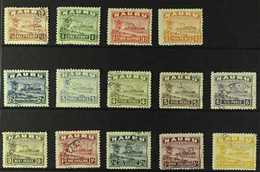 1924 - 48 Freighter Set Complete On Shiny Surfaced White Paper, SG 26B/39B, Very Fine Used. Scarce Set. (14 Stamps) For  - Nauru