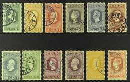 1913 Centenary Of Independence Complete Set (NVPH 90/101, SG 214/25, Michel 81/92), Very Fine Cds Used. (12 Stamps) For  - Other & Unclassified