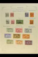 FRENCH 1908-1979 FINE USED COLLECTION On Leaves, All Different, Inc 1910-11 Opts Set (ex 25c), 1911 Set To 1f, 1957 Most - Other & Unclassified