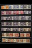 1938-52 BLACK NUMBERED COUNTER COIL PAIRS An Impressive Never Hinged Mint Collection Of King George VI Definitives With  - Other & Unclassified