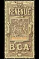 BRITISH CENTRAL AFRICA - REVENUE STAMPS 1891 Long Arms 2s6d Lilac And Red, Barefoot 5, Fine Used. For More Images, Pleas - Nyassaland (1907-1953)
