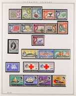 1953-1969 COMPREHENSIVE NEVER HINGED MINT COLLECTION In Hingeless Mounts On Leaves, All Different, Includes 1957 Pictori - Pitcairn Islands