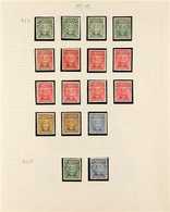 1913-1919 ADMIRALS MINT COLLECTION In Hingeless Mounts On Leaves, Includes 1913-19 Single Plates Vals To 2½d, Die I Vals - Altri & Non Classificati