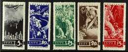 1935 Anti-War Complete Set (Michel 494/98, SG 673/77), Very Fine Mint, Fresh. (5 Stamps) For More Images, Please Visit H - Other & Unclassified