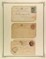 POSTAL STATIONERY Queen Victoria Used Or Unused Assembly With Cards, Envelope, Or Wrapper From COGH (5), Natal (3), OFS  - Non Classés