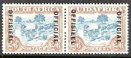 OFFICIAL 1930-47 2s6d Blue & Brown With DIAERESIS VARIETY Over Second "E" In "OFFISIEEL" On English Stamp, SG.O19c, Neve - Unclassified