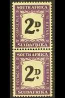 POSTAGE DUE - VARIETY 1948-9 2d Thick, Double "2D." In Vertical Pair With Normal, SG D36a, Never Hinged Mint. For More I - Unclassified