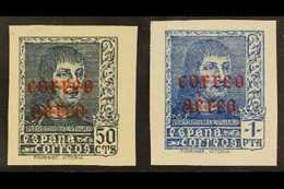 1938 Air "Correo Aereo" Opt'd Set IMPERFORATE, Edifil 845s/846s (SG 922/23 Variety), Never Hinged Mint (2 Stamps) For Mo - Other & Unclassified