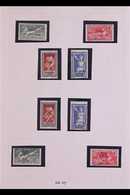 SPORT - OLYMPIC GAMES 1924-1972 Collection On Pages. With 1924 Both Overprinted Olympic Games Sets Fine Mint; 1960-1972  - Syria