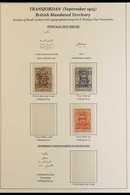 1923-47 FINE MINT COLLECTION An Attractive All Different Collection On Printed Pages, Includes 1923 (Sept) Postage Due ½ - Jordan