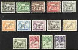 1938-45 Pictorials Complete Set Perforated SPECIMEN, SG 194s/205s, Fine Mint, Fresh & Scarce. (14 Stamps) For More Image - Turks And Caicos