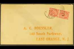 SAMOA GREAT BRITAIN USED IN 1915 (13 May) Cover Addressed To USA, Bearing Great Britain 1d Pair Tied By Fully Dated "PAG - Other & Unclassified