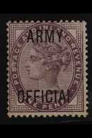 OFFICIAL ARMY 1896-01 1d Lilac "OFFICIAI" Overprint Variety, SG O43a, Mint. For More Images, Please Visit Http://www.san - Other & Unclassified