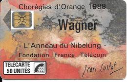 CARTE-PUBLIC-F23A-50U-SC4 On-1988-WAGNER-V°N°6Pe 102892--UTILISE-TBE LUXE - 1988