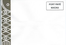 MACAU 1998 NEW YEAR GREETING CARD & POSTAGE PAID COVER, POST OFFICE CODE #BPK004 - Postal Stationery