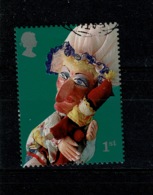 Ref 1342 - GB 2001 - 1st Class Punch & Judy Self Adhesive Stamp - Superb Used Stamp Cat £7+ - Gebraucht