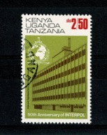Ref 1342 - 1973 KUT 2/50 Schs - SG 342 Fine Used Stamp - Cat £7+ Interpol Police Theme - Kenya, Uganda & Tanganyika