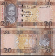 South-Sudan Pick-number: 13c Uncirculated 2017 20 Pounds - Sudan