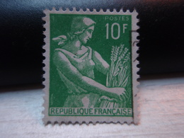 Timbre  Moissonneuse Obiltéré. -  N°  1231. 10 F. - 1957-1959 Oogst