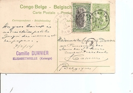 Congo Belge ( EP De 1914 De Bakania Vers La Belgique à Voir) - Covers & Documents