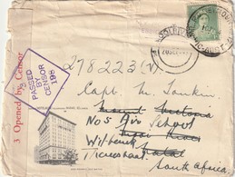 Australia Censor Cover South Africa Mooiriver - 1941 - MILITARY POST OFFICE SEYMOUR ARMY POST - Lettres & Documents