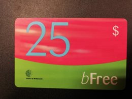 BARBADOS   $25 - B FREE  Prepaid Fine Used Card  ** 232 ** - Barbados