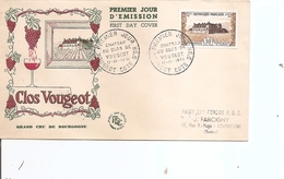 Vins - Clos Vougeot ( FDC De France De 1951 à Voir) - Vins & Alcools