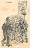 LES ELECTIONS - HOMME PORTE PANNEAU, HOMME PORTE AFFICHE - ILLUSTRATEUR; P.KAUFFMANN - Kauffmann, Paul