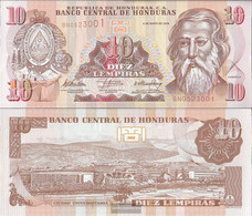 Honduras Pick-number: 86e Uncirculated 2010 10 Lempiras - Honduras