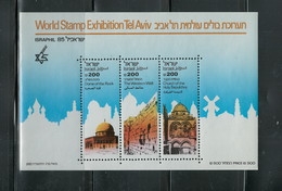 ISRAEL 1985 "WORLD STAMP EXPOSITION" MS.#907  MNH - Andere & Zonder Classificatie