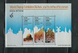 ISRAEL 1985 "WORLD STAMP EXPOSITION" MS.#907  MNH - Otros & Sin Clasificación