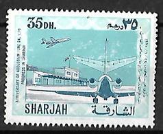Sharjah 1970 Anniversary Of Accession Progress In Sharjah 35 DH Mint Very Rare MNH - Sharjah