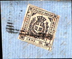 93172) ITALIA-20 C. Ducato Di Modena-Governo Provvisorio - SU FRAMMENTO - Modena