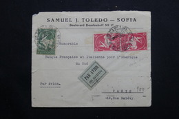 BULGARIE - Enveloppe Commerciale De Sofia Pour Paris Par Avion En 1933, Affranchissement Plaisant - L 55605 - Covers & Documents