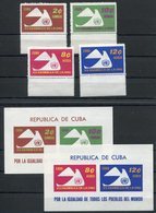 RC 9616 CUBA 15eme ANNIVERSAIRE DES NATIONS UNIES POSTE PA BLOCS FEUILLETS NEUFS ** TB - Blocks & Sheetlets