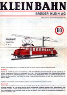 Catalogue KLEINBAHN 1964 Preisliste N.8 HO Ausgabe Für Die Schweiz Preis CHF - En Allemand Et En Français - Francese
