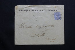 INDE - Enveloppe Commerciale De Bombay Pour La France En 1902, Affranchissement Victoria - L 55636 - 1882-1901 Keizerrijk