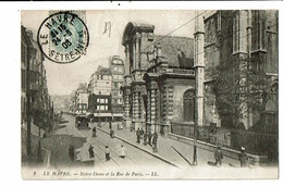 CPA-Carte Postale-France Le Havre- Notre Dame Et Rue De Paris-en 1906 -VM14045 - Graville