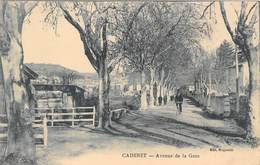 Delcampe - 84-CADENET- AVENUE DE LA GARE - Cadenet