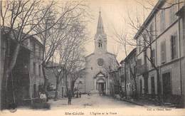 84-SAINT-CECILE- L'EGLISE ET LA POSTE - Sonstige & Ohne Zuordnung