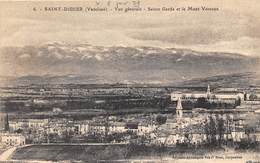 84-SAINT-DIDIER- VUE GENERALE , SAINTE GARDE ET LE MONT VENTOUX - Autres & Non Classés