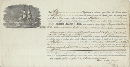 NAVIGATION . CONNAISSEMENT DE 1830. DU HAVRE POUR CADIX - Historical Documents