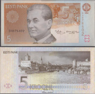 Estland Pick-Nr: 76a Bankfrisch 1994 5 Krooni - Estonie