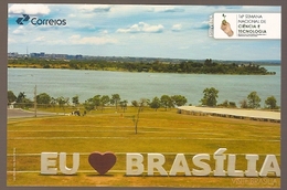 Brazil  ** & Postal, Visit Brasilia, Paranoa Lake, XVI National Science And Technology Week (6868) - Brasilia