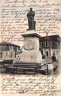 Constanta - Statuia Ouidiu (animation Colors, Edit. T G Dabo 1906 ...cut) - Romania