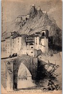 04 SISTERON - Le Pont Et La Gardetteau XV è Selon Une Estampe Du Temps  * - Sisteron