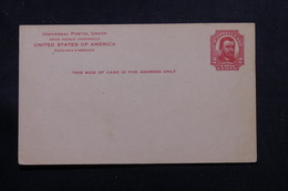 ETATS UNIS - Entier Postal Type U.Grant Non Circulé - L 55696 - 1901-20