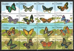 GUYANA 1990 BUTTERFLIES  MNH - Farfalle