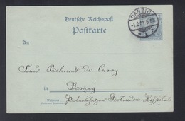 Danzig Orts-PK 1901 - Covers & Documents