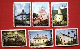 ROMANIA 1255, 1991, MONASTERIES, MONASTÈRES - Ungebraucht